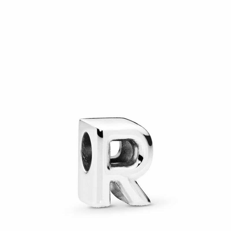 Pandora Letter R Charm Silver Egypt PM1396805